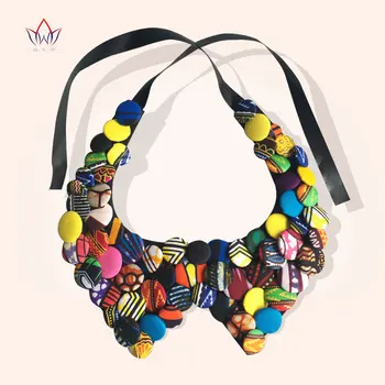 

2020 Hot Sale Cotton Necklace African Accessories For Women Bohemia Style Women Necklaces Rope Chain Statement Necklace WYA69