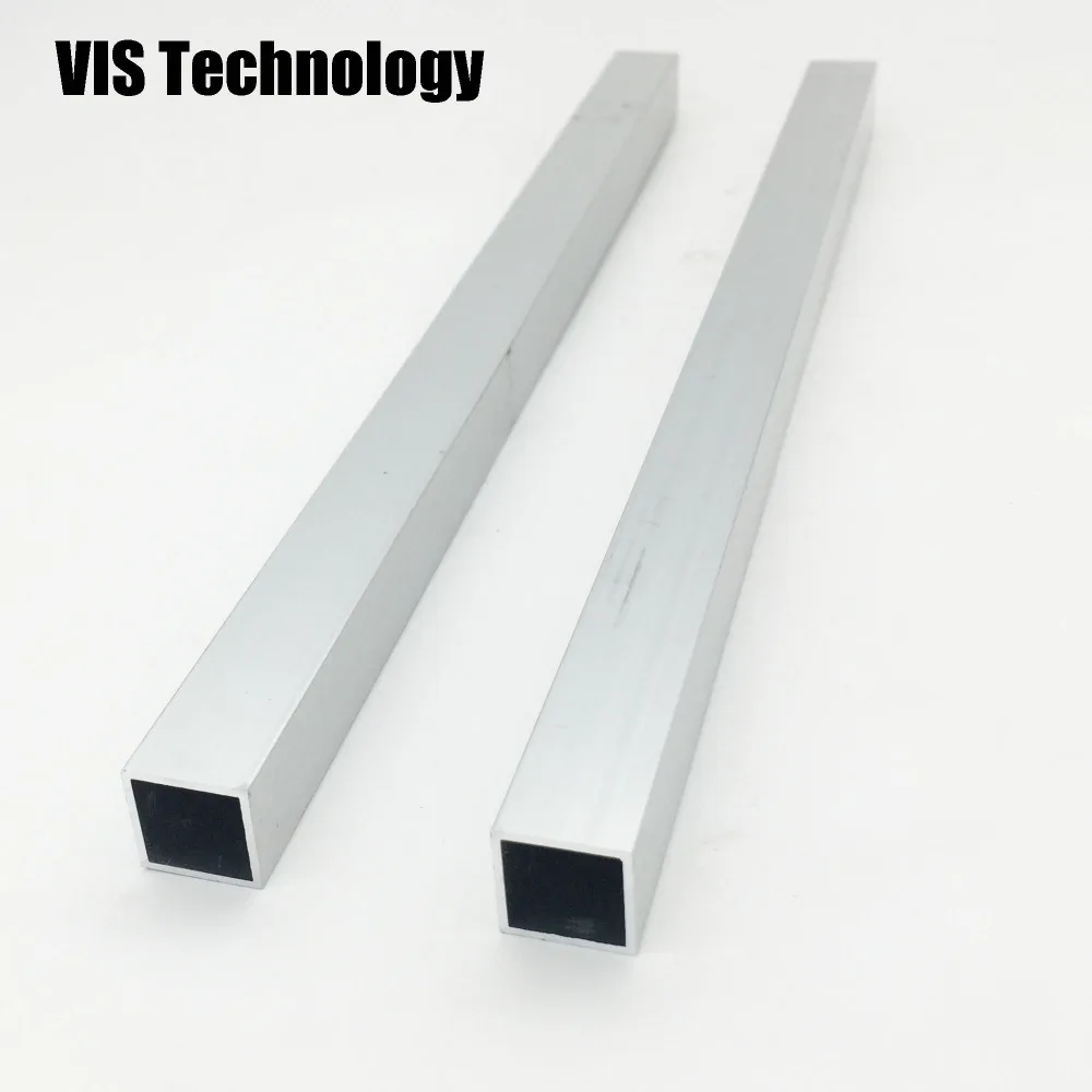 

2pcs/lot Square Metal 6063 Aluminium Tube Pipe Bracket 15*15*1mm Length 300/350mm DIY Frame for printer DLP Thingiverse TOS