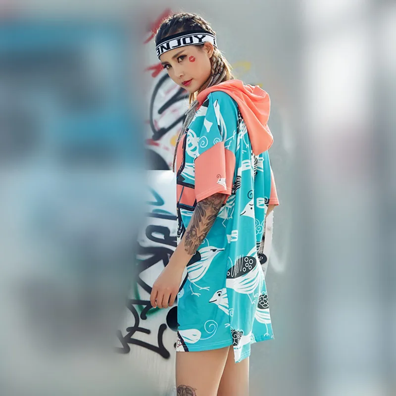 Harajuku футболка женская с капюшоном готические студенческие Bf Свободные kpop дикие