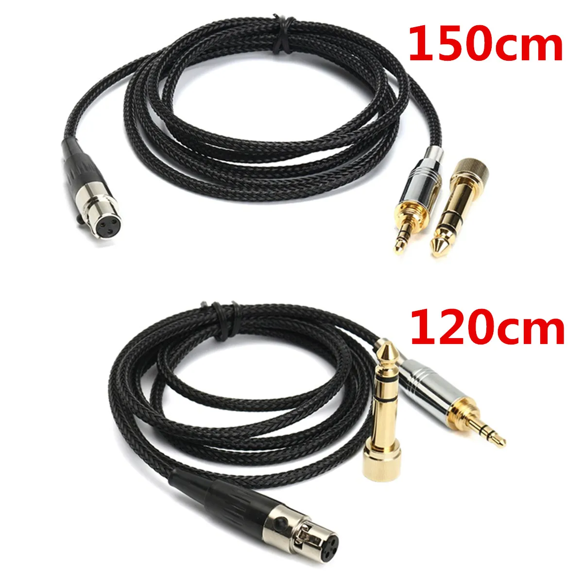 

120cm 150cm Upgrade Headphone Audio Cable For Beyerdynamic DT1770 PRO for AKG K181 DJ k712 pro for AKG 2015 M220 Pro