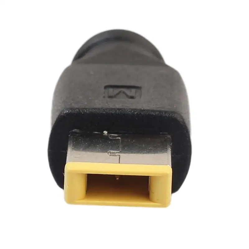 5.5mm Round Jack to Square End Adapter DC Power Plug Connector for IBM HP Lenovo ThinkPad laptop