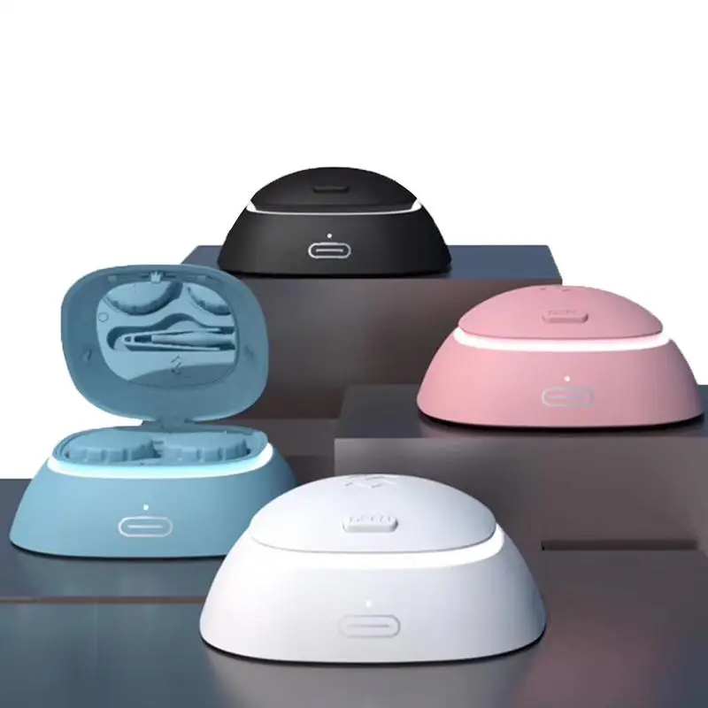  40 Kit de cuidado ocular de miopía lavadora eléctrica USB carga Auto silencio limpio cómodo y trans