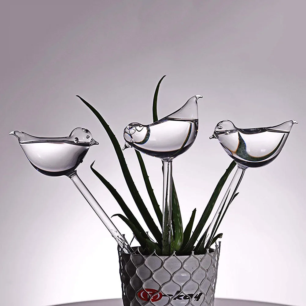 Промо-акция! 3 пачки, самополивающееся растение, шарики в форме птицы, выдувное вручную прозрачное стекло, Аква-луковицы, стекло