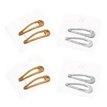 8 шт. яркие блестящие заколки для волос с блестками, аксессуары для волос, заколки для девочек