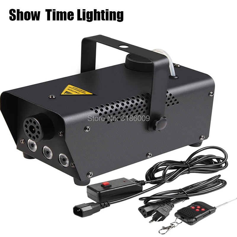 إظهار الوقت 400 W الضباب آلة خط/التحكم عن بعد آلة لصنع الدخان RGB led ديسكو DJ حزب جعل الضباب المنزل ترفيه