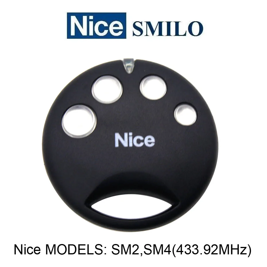 

Nice SMILO SM4 Replacement garage door remote control rolling code high quality free shipping