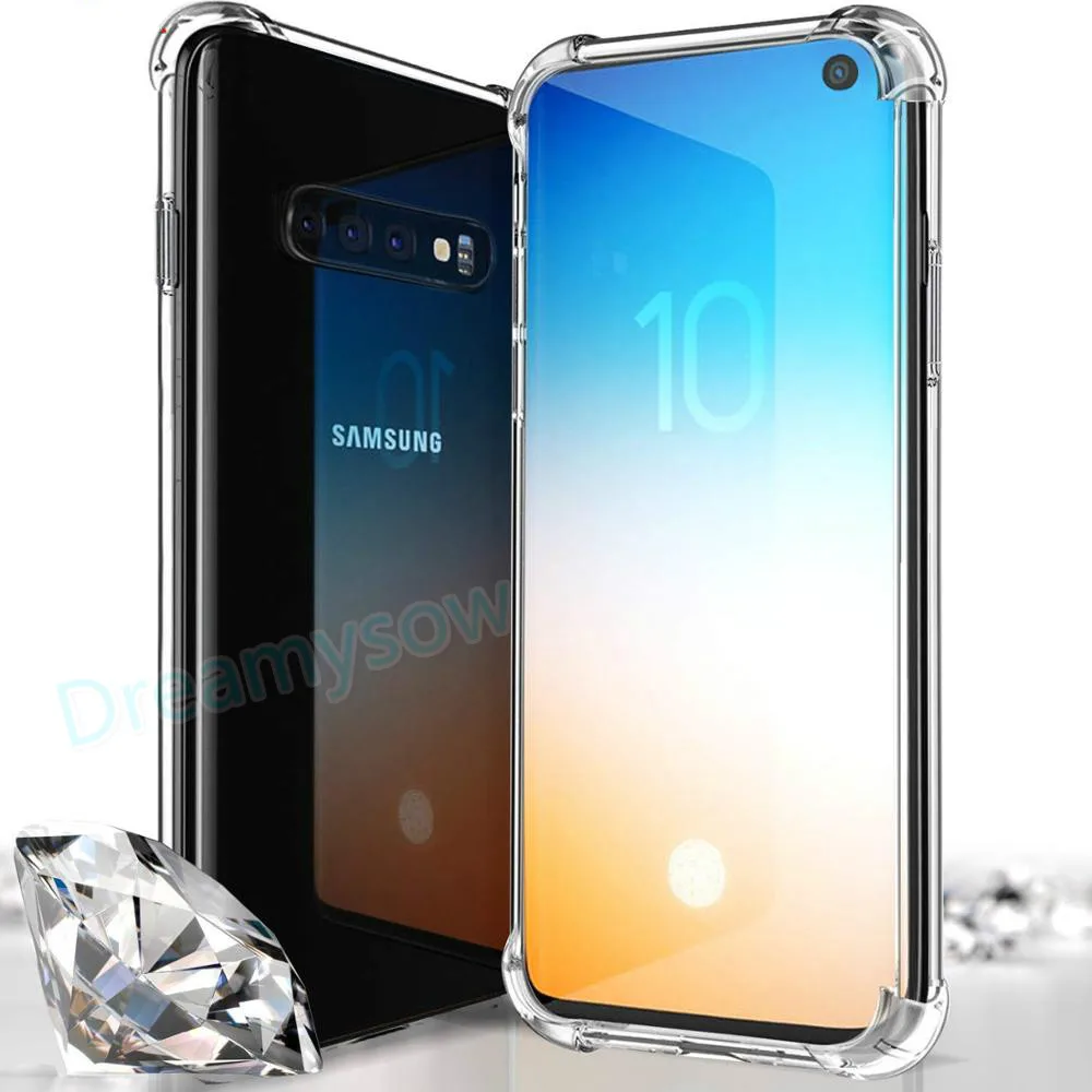 

Soft TPU Case for Samsung Galaxy A70 A50 A40 A30 A10 Shockproof Clear Airbag Silicone Case For Samsung S10e S10 Plus back cover
