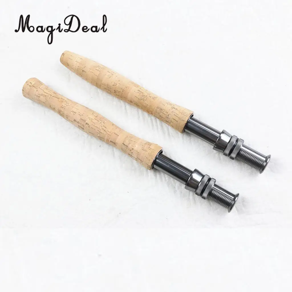 Cork Fly Fishing Rod Handle Grip with Reel Seat for Rod Building or