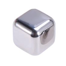 Нержавеющая сталь многоразовые кубики льда охлаждающие камни красный винный охладитель быстрозамороженные частицы льда