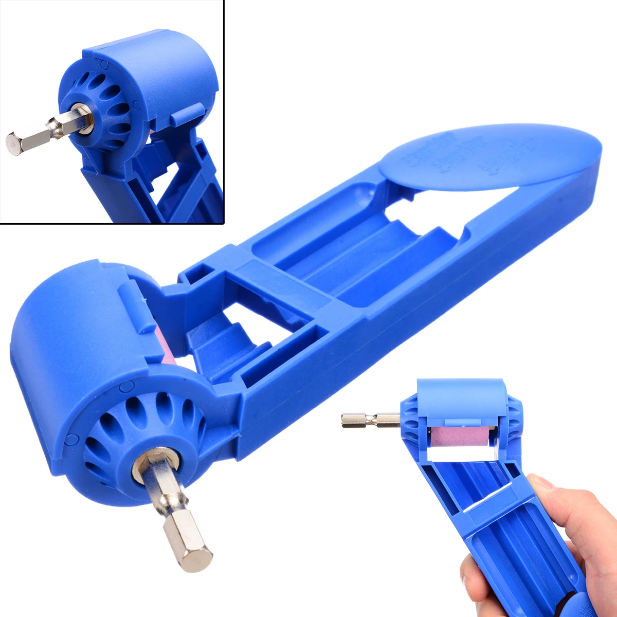 

1Pc Drill Bit Sharpener New Drill Bit Grinder Corundum Grinding Wheel Drill Bit Sharpener Titanium Drill Powered Tool