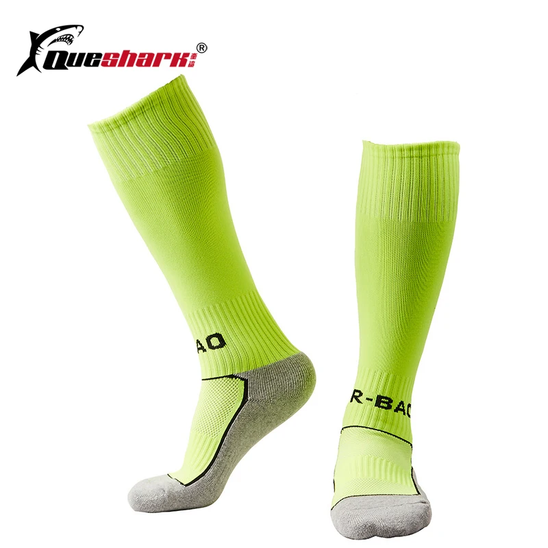 

Children Sports Running Football Knee-high Long Socks Teenagers Breathable Cotton Cycling Basketball Shin Guard Socks 11 Colors
