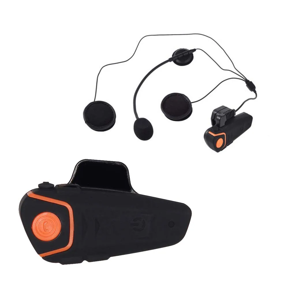

1PC Bluetooth Wireless Waterproof Helmet Headsets Motorcycle Intercom Interphone For Outdoor Cycling