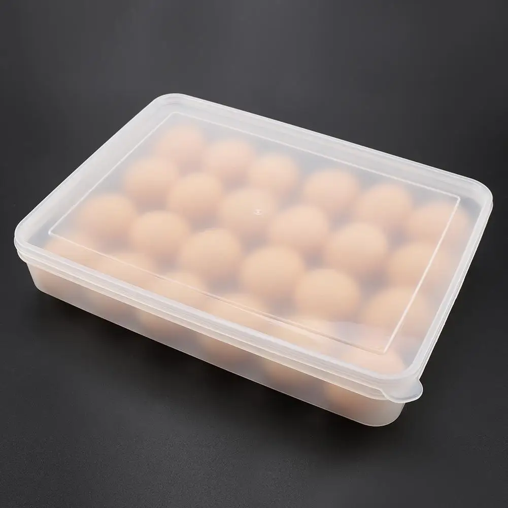 TOPINCN пластиковый прозрачный ящик для хранения яиц Чехол-держатель Контейнер Органайзер с крышкой кухня дом