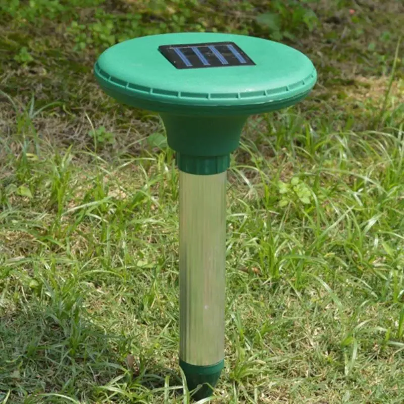 

2 PCS Solar Power Ultrasonic Sonic Rat Snake Mouse Repellers Pest Reject Outdoor Garden Yard Pest Repeller Control Repellents