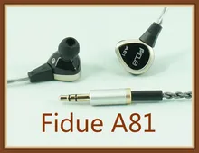 Fidue A81 Noise Isolating High Fidelity HiFi Audiophile IEMs Hifi Monitor DJ Studio Stereo MP3 Inner Ear Earphones