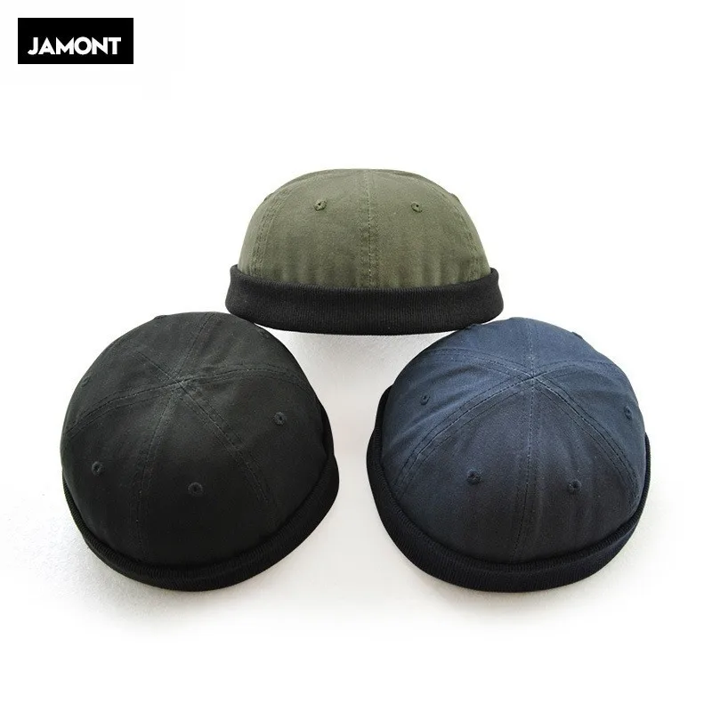 Men's Autumn Cotton Brimless Skullies 