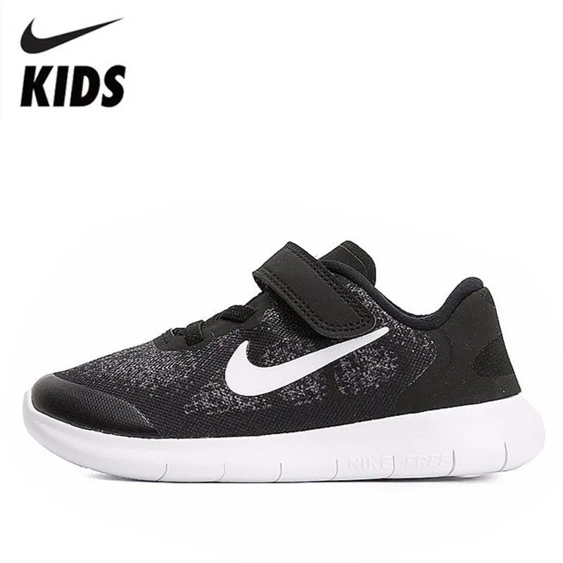 Nike Kids Новое поступление Оригинал дышащий обувь напольная, удобная кожаные кроссовки #904257-002