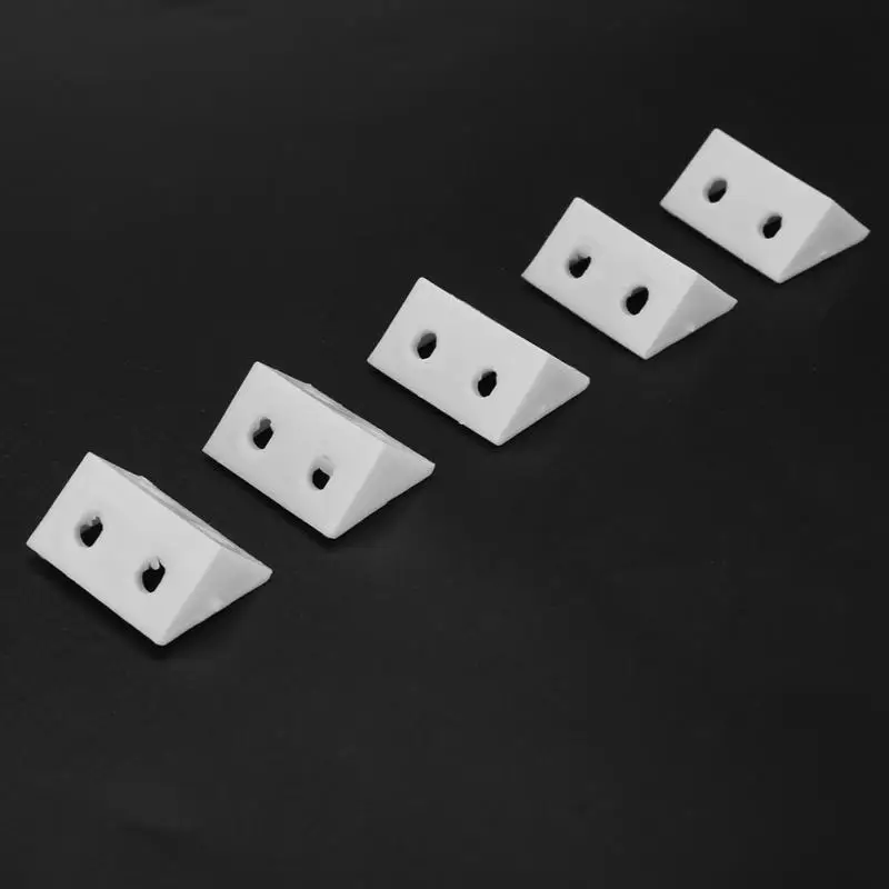 50 шт. треугольный угловой кронштейн для коннектора пластиковый ластовичный
