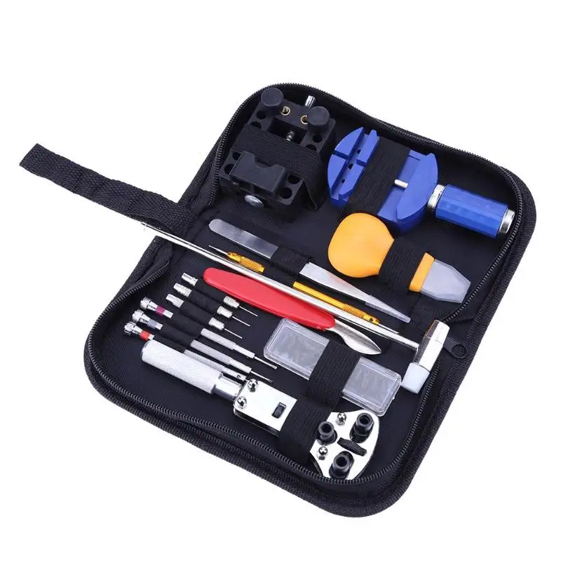 147pcs Watchmaker Watch Link Pin Remover Case Opener Repair Tool Kit ...