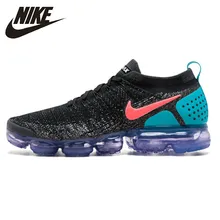 Оригинальные мужские кроссовки для бега от NIKE AIR VAPORMAX FLYKNIT 2, дышащие кроссовки, Легкие уличные спортивные кроссовки#942842