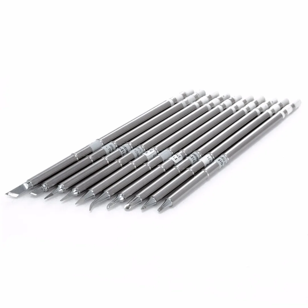 

10pcs/set T12 Series T12-k BC2 BL BC1 BC3 Solder Iron Welding Tips for HAKKO FX951 FX952 Lead-free Soldering Rework Station