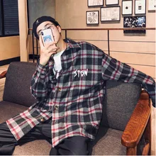 Новинка года; плотная зимняя рубашка в шотландскую клетку; Повседневные Вечерние рубашки для путешествий