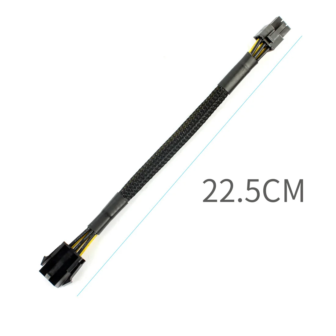 Кабель питания от 6P до 6pin для видеокарты 1 шт. 20 см 6 контактный удлинитель