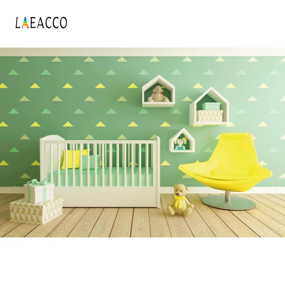 

Laeacco Newborn Baby Bed Room Carpet Backdrop Photography Backgrounds Customized Photographic Backdrop For Photo Studio