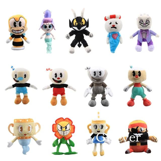 13 Styles Game Cuphead Plush Mugman Devil Ms. Chalice King