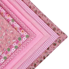 50x50 см 7 шт. Горячая Цветочная Лоскутная хлопковая ткань Жир четверть пряди швейная текстильная Лоскутная Ткань для сумок и шапок детская одежда