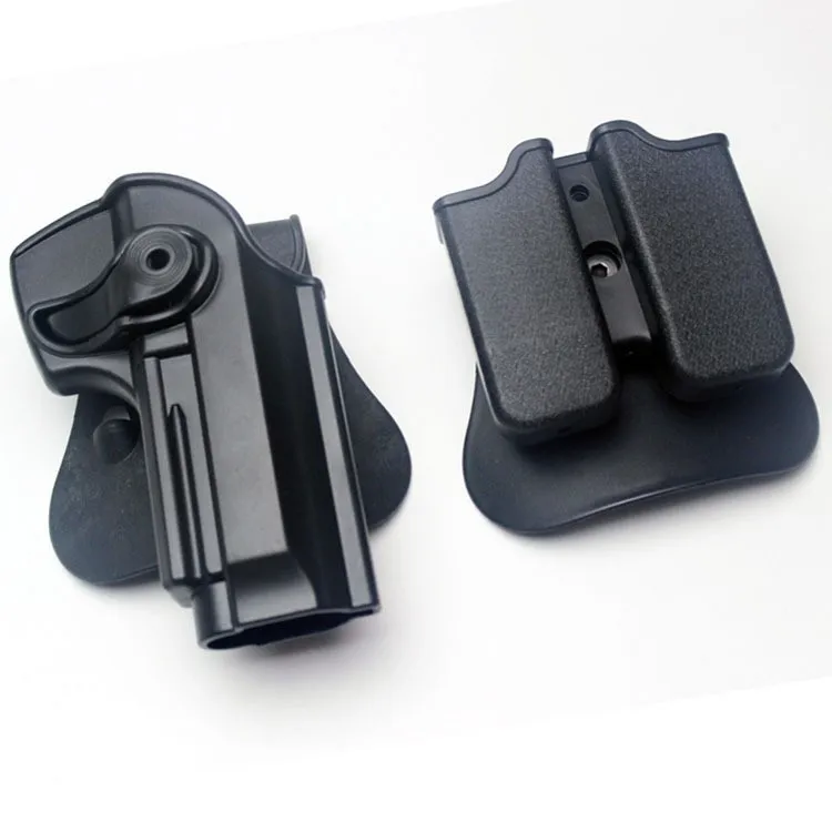 IMI-DEFENSE-Polymer-Retention-Roto-Holster-and-double-magazine-holster-Fits-Beretta-92-96-M9-All