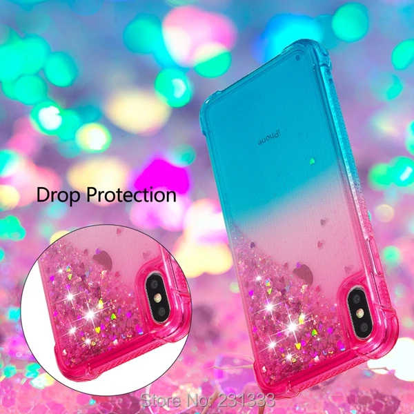 Для Iphone 11 PRO MAX 6 5 ''X XS XR 8 7 PLUS 6S жидкий зыбучий песок Блестящий Мягкий ТПУ чехол