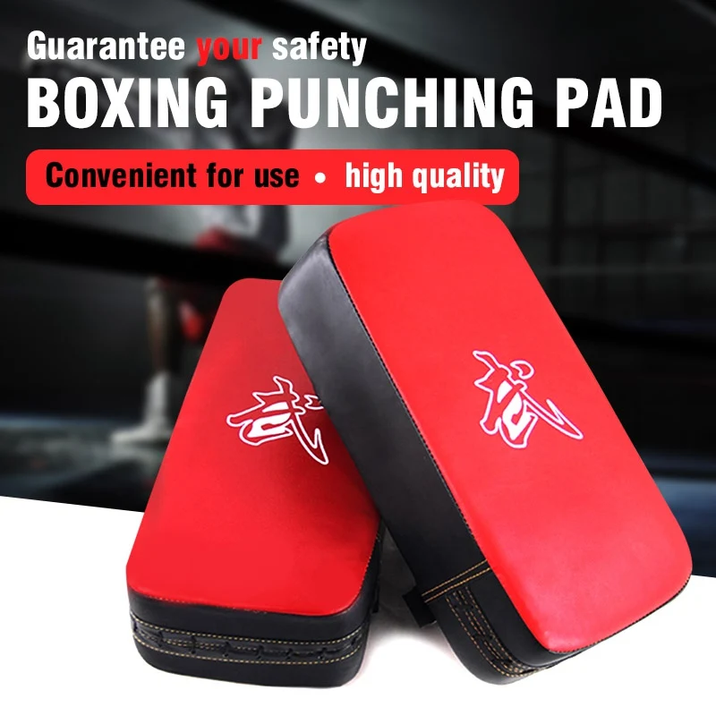 

1pcs red boxing pads Thai Kick Boxing Strike Curve Pads Muay Arm Punch MMA For Boxing Taekwondo Foot Target