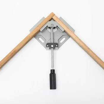 

90 Degree Single Wood Woodworking Right Angle Holder Frame Clamp Welding Metal Corner Tools Handle