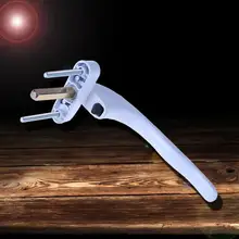 НПВХ универсальная безопасная алюминиевая оконная ручка замок для двойного остекления алюминиевый сплав Дверная ручка защелка замки Аппаратные средства