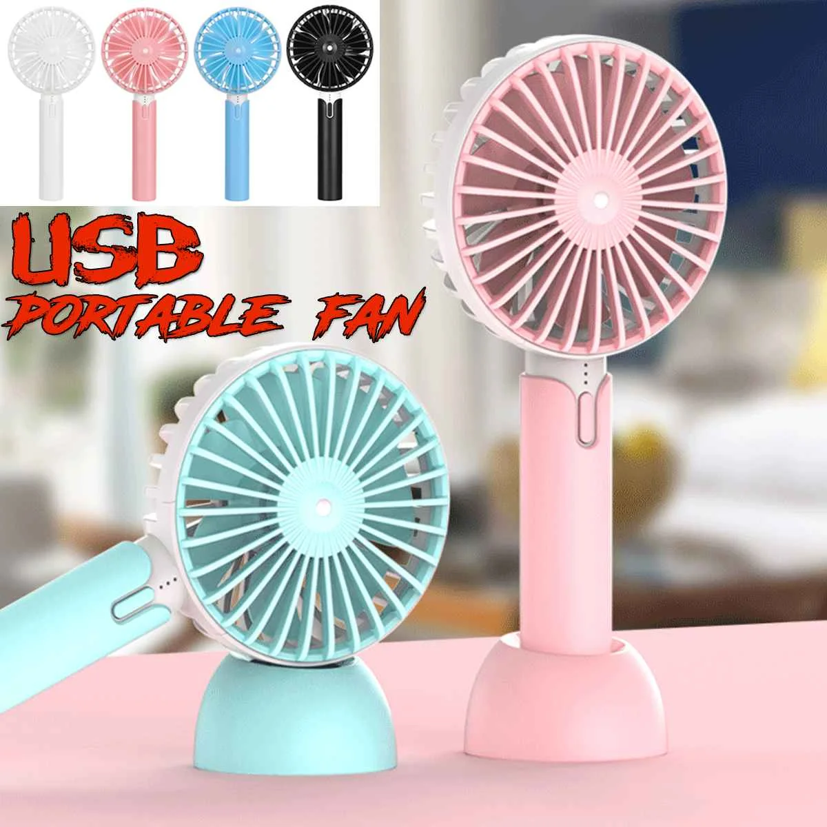 

Muti-color 4.5W Hand Mini Portable Rechargeable Fan Air Hand Mini Usb Fan Cooler Handheld USB Port Handy Mini Fan For Smart Home