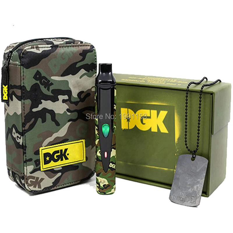 DGK сухой травы испаритель электронная сигарета комплект 2200 мАч контроль
