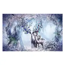 Фото на заказ! Diy 5D алмазная живопись, стразы, алмазная вышивка, картины, искусство, ремесло для домашнего декора стен-лось Hou