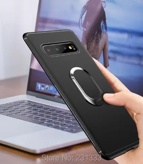 C ku для Samsung Galaxy S10E S10 PLUS NOTE9 магнитное крепление автомобиля мягкий чехол из ТПУ