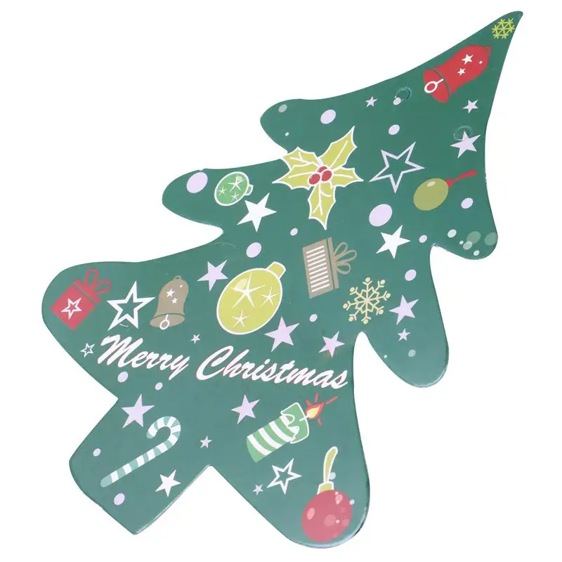 Christmas Decorations Tree Wall Window Flag Banner 8 Pieces Single size: 16 * 23cm long: 3m | Дом и сад