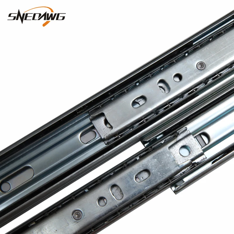 1pair 35mm Width Drawer Slide 10 12 14 16 18inch Ball Bearing