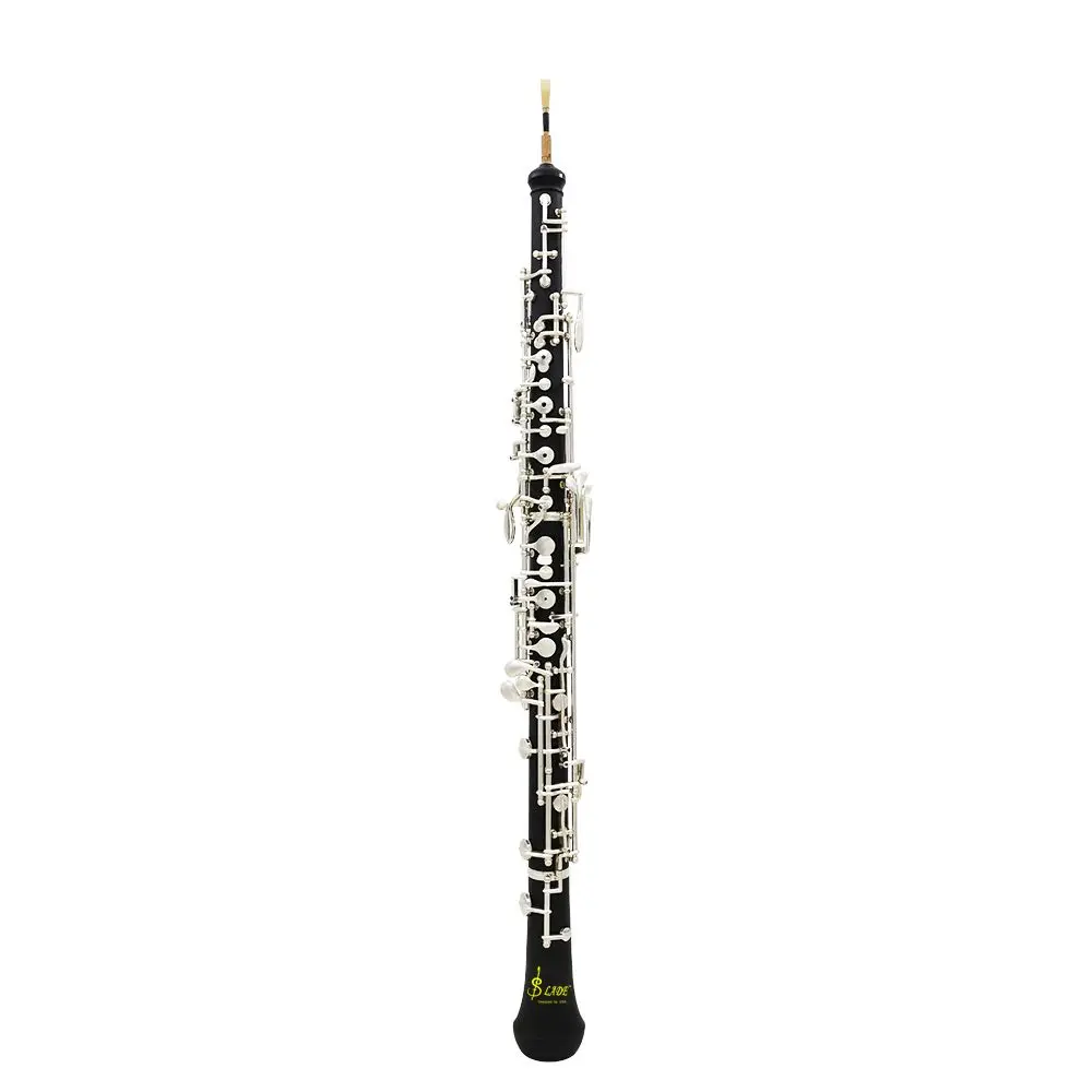 

SLADE Key C Cupronickel Plated Silver with Cane Oboe Professional Leather Case in Cleaning Bag Cloth Gloves Screwdriver