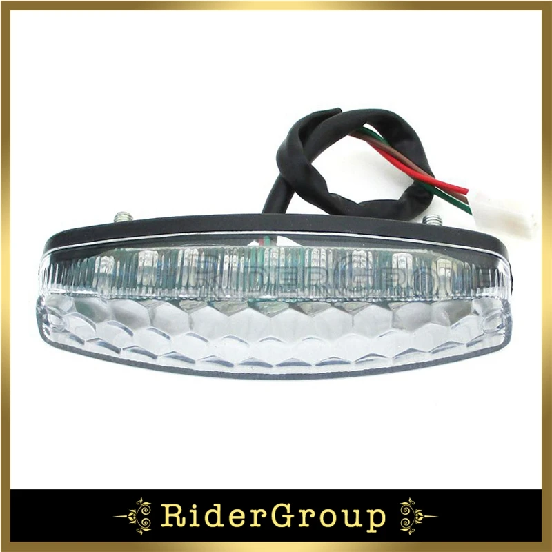 12V LED ATV Rear Tail Brake Light For 50cc 70cc 90cc 110cc Chinese Quad