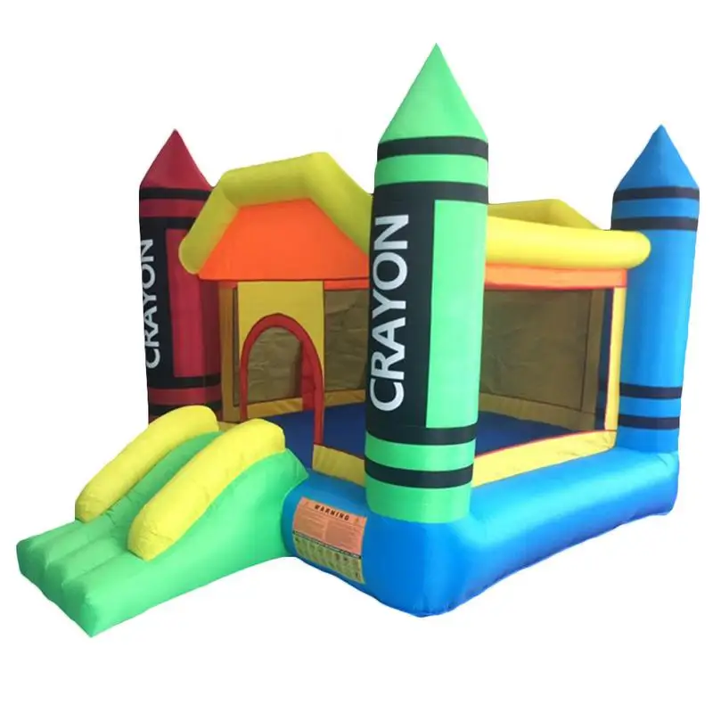 

3.7x2.7x2.3m 420D Thick Oxford Cloth Inflatable Bounce House Castle Ball Pit Jumper Kids Play Castle Multicolor