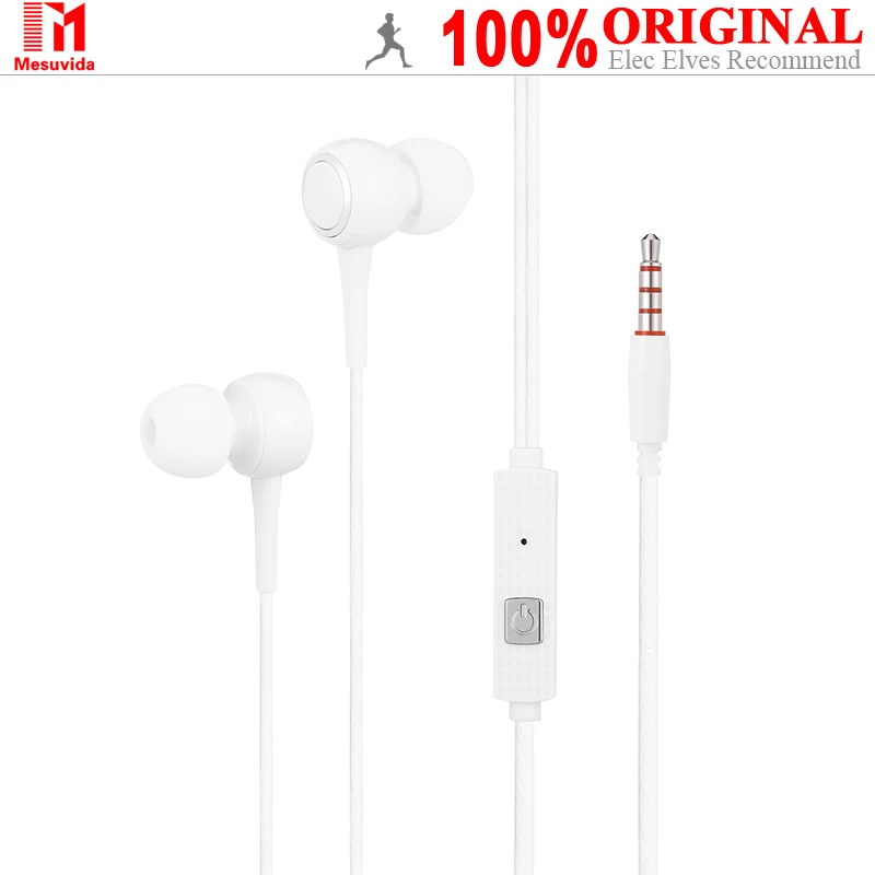 

Mesuvida Gocomma K28 In-Ear Wired Earphone With Mic Stereo Sound Full Inline Music Control Universal Compatibility