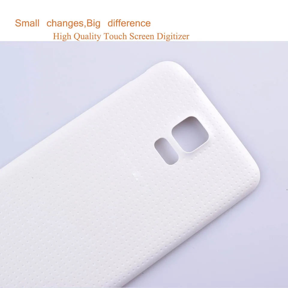 10 шт./лот для Samsung Galaxy S5 i9600 G900F G900H SM G900 корпус Крышка батарейного отсека задняя