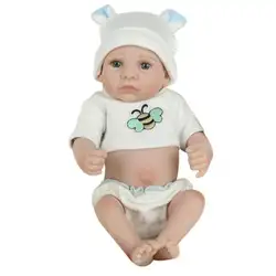 26-28 см новорожденная Кукла Reborn Baby Simulation Мягкая силиконовая детская Реалистичная кукла для девочек ролевые игры игрушки для подарка на день