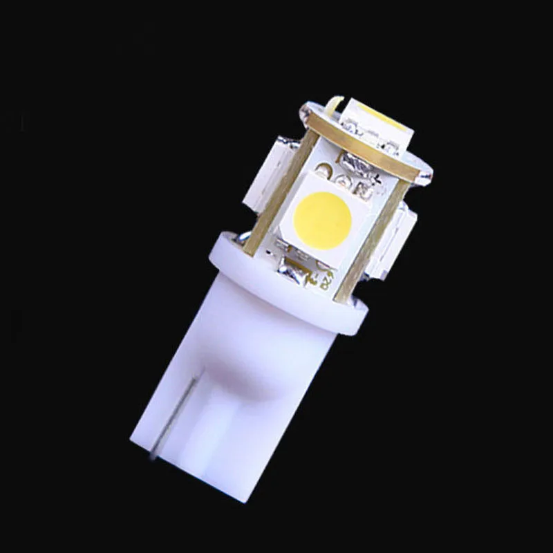 20X6000 K белый T10 подкладке/номерной знак лампочки 5050 SMD 5 светодиодный DC10 ~ 15