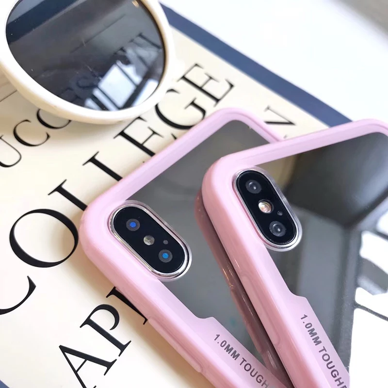 Роскошные зеркальные Чехлы для iPhone 6 6S 7 8 Plus X 10 XR XS 11 Pro Max модный акриловый чехол из