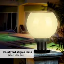 1 шт. Водонепроницаемый светодиодный с солнечной батареей световой столб открытый сад двора газон столб лампа для домашнего Gardeing внутреннего освещения лампы Accs